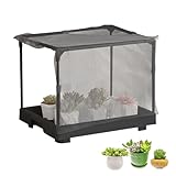 Mini Gewächshaus -34cm Portable Green House | Grow Tent - Balkon Pflanzenschutz ,...