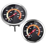 Milisten 2 Stück Edelstahl Thermometer Backthermometer Lebensmittel Thermometer Grill...