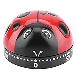 FTVOGUE Küchentimer, 60 Minuten Marienkäfer-Küchentimer, Mechanischer Aufziehtimer,...