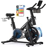 MERACH Heimtrainer Fahrrad mit Magnetischem Widerstand, Leises Bremsbelag/Hometrainer...