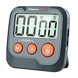 ThermoPro TM03 Eieruhr Digital Timer mit Stoppuhr 99min 59sek Küchentimer Kurzzeitwecker...