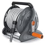 Brandson - Schlauchtrommel 20m Schlauch – Gartenschlauch Trommel Set 1/2 Zoll...