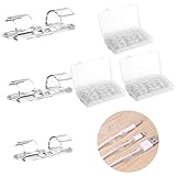 120 Transparente Kabelhalter Set, Kabelclips, Kabelklemme, Kabelklemmen für Haus...