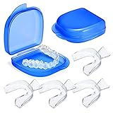 4Pcs Aufbissschiene, Knirscherschiene, 2 Pairs Beißschiene mit...