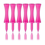 Zivisk Golf Tees Kunststoff 100 Stück Rosa 57mm