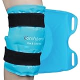 Comfytemp Kühlmanschette Knie mit Klettverschluss,27 x 35cm Groß Kühlpads Gel für...