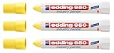 edding Spezialmarker 950 industry painter, 10 mm | (3 Marker, gelb)