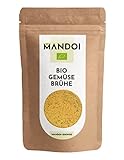 Mandoi Bio Gemüsebrühe 1kg, Vegan, Kosher, ohne Hefe, 100% Bio-Qualität für...