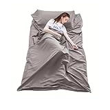 GIJMZY Hüttenschlafsack Schlafsack-Innenschlafsack, Leichter Schlafsack, tragbar, for...