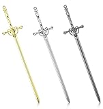 3 Stück Brieföffner, Brieföffner Schwert Edel 20x1.4cm, Metall Letter Opener...