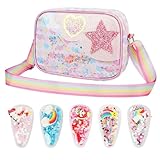 VGMANNTA Umhängetasche Mädchen Handtasche Kinder Mädchen Tasche Mädchen Satz...