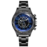G5600e Herren-Armbanduhr, lässige Edelstahl, analoge Quarzuhr, Herren-Armbanduhr,...