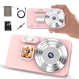 4K Digitalkamera, 64MP Kompakte Autofokus Kamera mit 18-fachem Digitalzoom, 2,8'...