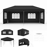 Aufun Pavillon Partyzelt 3x6 m Wasserdicht Festzelt Bierzelt Gartenzelt Outdoor...