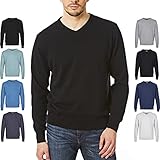 Castle Point Herren CSPKNT004 Strickpullover aus 100% Baumwolle, weicher...