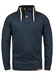 Solid SDTripTroyer Herren Sweatshirt Troyer Pullover mit Stehkragen...