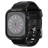Spigen Rugged Armor Pro Hülle und Armband Kompatibel mit Apple Watch Serie 8 7 41mm 6 SE...