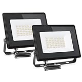 Aigostar LED Strahler außen 30W Naturweiß 4000K 3160 Lumen Scheinwerfer IP65...