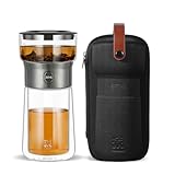 ZENS Klein Solo Teekanne Glas für Losen Tee Zubereitung,...