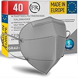 FR FiRiO 40x FFP2 grau [MADE IN EUROPE] - FFP2 Maske grau nach EN149:2001+A:2009 -...