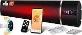 KESSER® Dunkelheizstrahler Heizstrahler 2400W mit Fernbedienung & WiFi APP...