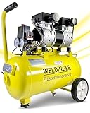 WELDINGER Flüsterkompressor FK 120 turbo pro 1500 W Luftabgabe 202 l/min...