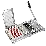 Manuelle Hammel-Kebab-Maschine, Edelstahl-BBQ-Döner-Kebab-Fleischmaschine Mit 10 Saiten,...