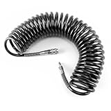 STAHLWERK DS 10 ST Professioneller PU Druckluftschlauch Spiralschlauch 10 Meter...