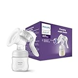 Philips Avent Handmilchpumpe - einfaches Abpumpen, mit Natural-Motion Technologie,...