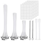 VIKY® Kerzendocht Set, 100 Stück Kerzendochte für Kerzen, Rauchfrei Kerzendocht, Kerzen...