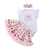 XTBFOOJ Ostern Newborn Baby Set Mädchen baby kleid schneeanzug baby 3 monate pucksack...