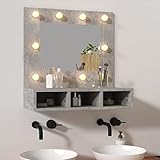 XIAOGUANG Spiegelschrank mit LED, Badezimmer-spiegelschrank, Alibertschrank Bad,...