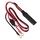 MUSISALY Sae verlängerungskabel mit Ringkabelschuh Hitzebeständiger Batteriekabeladapter...