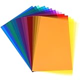 16 Stück Farbfolien Gel Filter Film Transparente Farben Professionel Farbige...