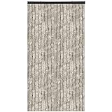 Arsvita Flauschvorhang 80x200 cm in Unistreifen grau, Perfekter Insekten- und...