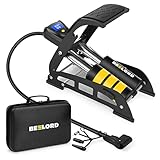 BEELORD Luftpumpe Fahrrad alle Ventile SV AV DV mit Manometer 11Bar/160PSI, Aluminium...