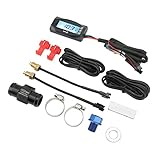 Öltemperaturanzeige, Wasserdichter LCD-Bildschirm 4 in 1...