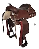 A&M Reitsport Westernsattel Atlanta aus Büffelleder hoher Qualität Reining...