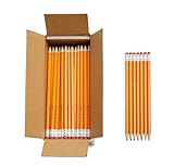 Amazon Basics Holzgefasste Bleistifte, HB, vorgespitzt, 150er-Pack, Gelb