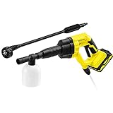 TROTEC Akku-Hochdruckreiniger PPWS 10-20V | Kabelloser Druckreiniger,...