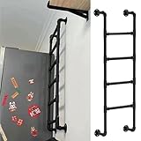 bingomiynhg An der Wand montierte Dachbodenleitern aus Schmiedeeisen, 1,22 m, 1,52 m, 2,14...