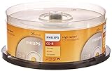 Philips CD-R Rohlinge (700 MB Data/ 80 Minuten, 52x High Speed Aufnahme, 25er...