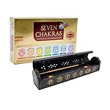 Set 7 Chakren: Masala Räucherstäbchen 7 Chakras inkl. Räucherstäbchen-Box...