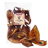 DIBO Schweineohren, 10 Stück im Beutel, der kleine Naturkau-Snack oder Leckerli...