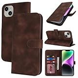 Zouzt Hülle für iPhone 15 Plus / 14 Plus 6,7-Zoll, Stoßfestes PU Leder...