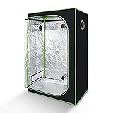 Ikodm Growzelt, 120x60x180 cm Growbox, 600D Oxford Grow Tent, Lichtdicht und Wasserdicht...