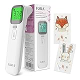 FORA Fieberthermometer Baby & Digital - Multi-Funktionsthermometer für Ohr und...
