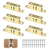 Dorart Home Verstellbaren Doppelkugelschnäpper, 6 Stück Türschnapper 43mm...