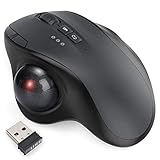 seenda Wireless Trackball Maus Wiederaufladbare Ergonomische Bluetooth Maus,...