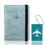 Reisepasshülle, Passhülle mit RFID-Blocker, Schutzhülle Tasche für...